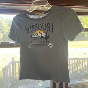 Gray Missouri Graphic T-Shirt